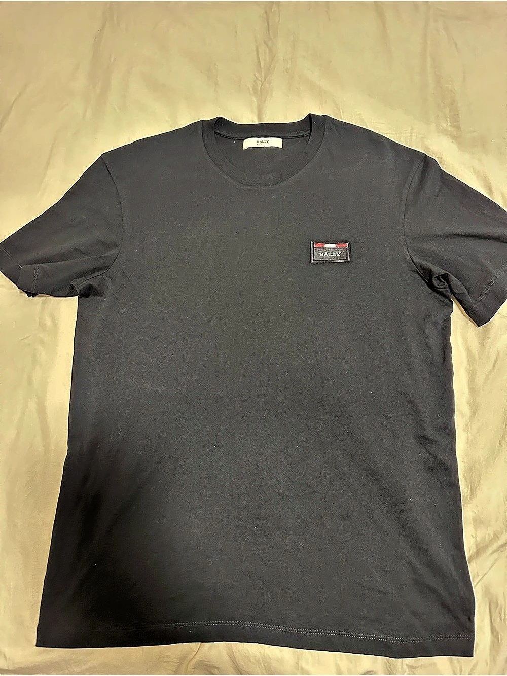 Bally Men's Cotton Tee in Black